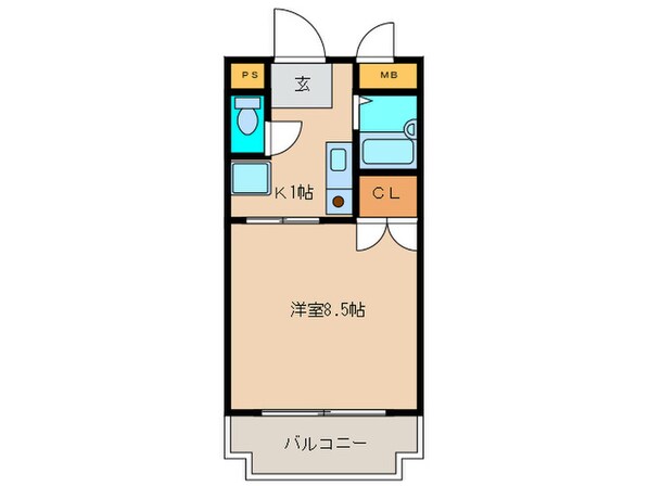 三好ヶ丘ハイツの物件間取画像